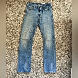 Wrangler Men's Light Blue Slim Straight Jeans